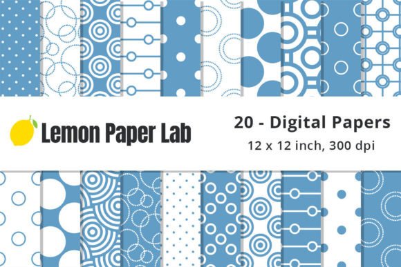 Download Blue Polka Dot Pattern - Blue Collection