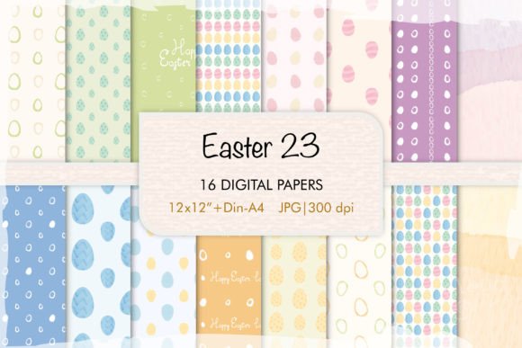 Download Easter 23 Digital Papers - Digital papers Collection