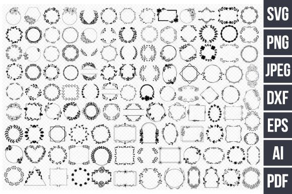 Download 110+ Floral Wreath Svg Bundle, Floral - Flora Collection