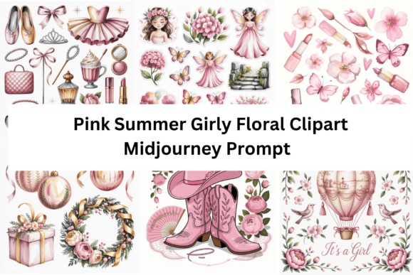 Download Prompt Pink Summer Girly Floral Clipart - Flora Collection