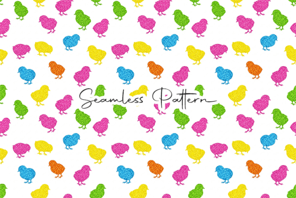 Download Colorful Chick Easter Seamless Pattern - Easter seamless pattern Collection