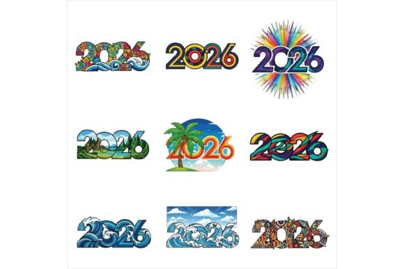 Download Free Collection of 2026 Logos Bundle - Free collection Collection