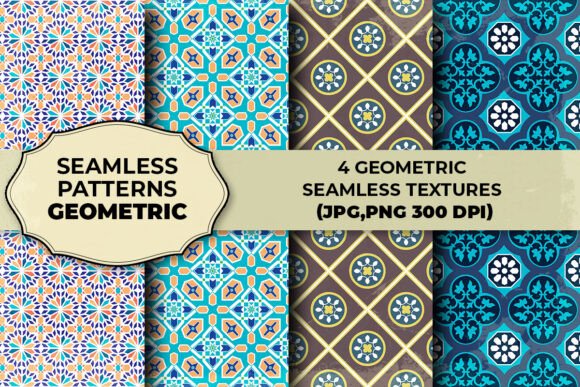 Download Geometric Seamless Patterns - Geometric seamless patterns Collection