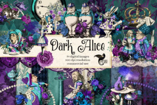 Download Dark Alice Digital Scrapbook Kit - Scrapbook Collection