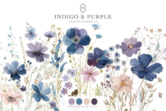 Download Wild Flowers - Floral Clipart - Meadow F - Flora Collection