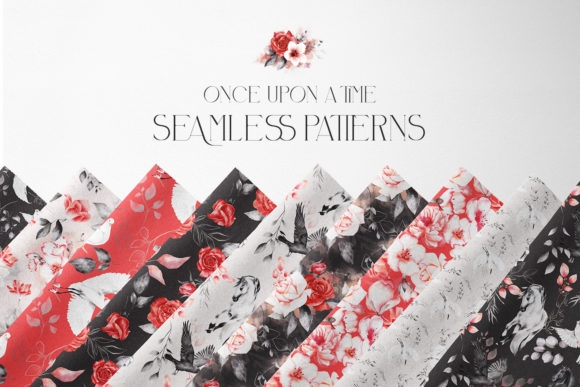 Download Whimsical Floral Seamless Patterns PNG - Flora Collection