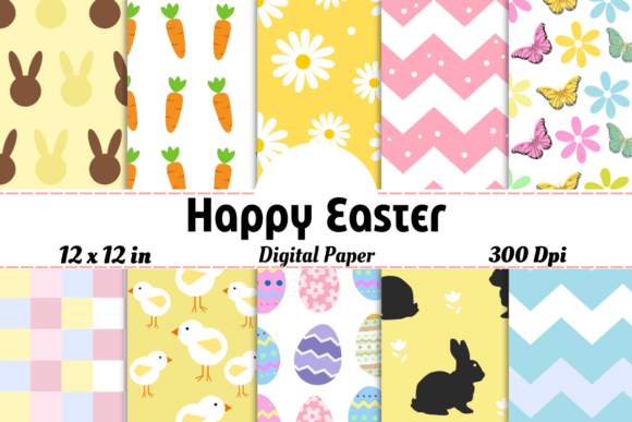 Download Happy Easter Seamless Pattern - Easter seamless pattern Collection