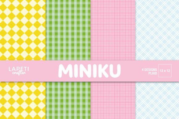 Download Pastel Plaid Digital Papers for Scrap - Digital papers Collection