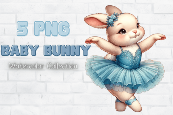 Download Ballet Bunnies Blue Tutu Dress Bunny - Blue Collection