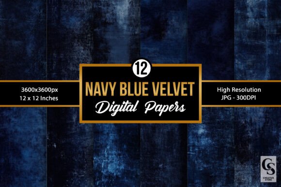 Download Navy Blue Velvet Fabric Texture Papers - Blue Collection