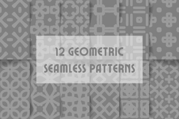 Download Gray Geometric Seamless Patterns - Premium Resources