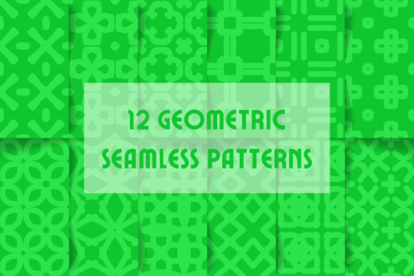 Download Green Geometric Seamless Patterns - Premium Resources