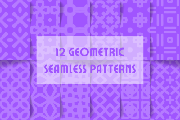 Download Purple Geometric Seamless Patterns - Geometric seamless patterns Collection