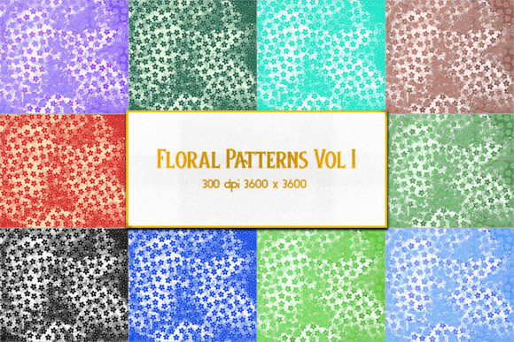 Download Cute Floral Pattern Textures - Vol I - Cute floral pattern Collection